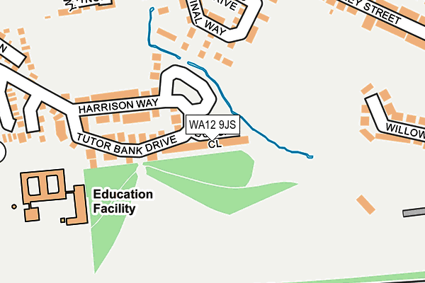 Map of BRADLEY STRUCTURES LTD at local scale