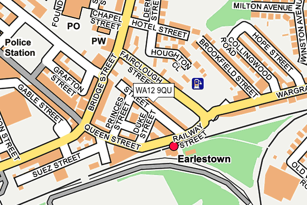 Map of HAWKEYE FIRE AND SECURITY LTD at local scale