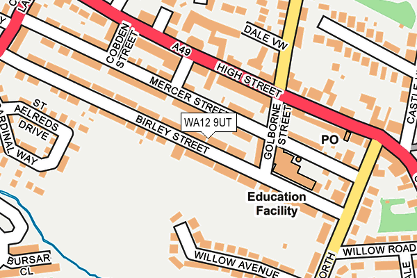 WA12 9UT map - OS OpenMap – Local (Ordnance Survey)