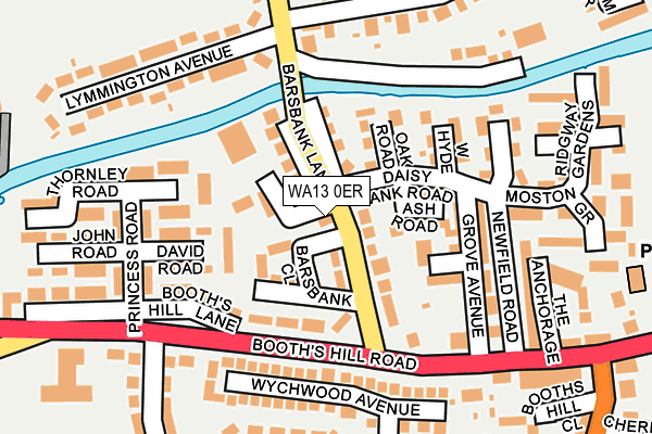 Map of TRINITY WORKWEAR LTD at local scale