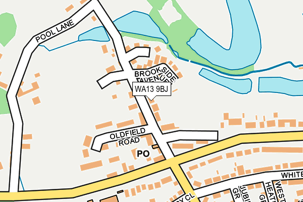 WA13 9BJ map - OS OpenMap – Local (Ordnance Survey)