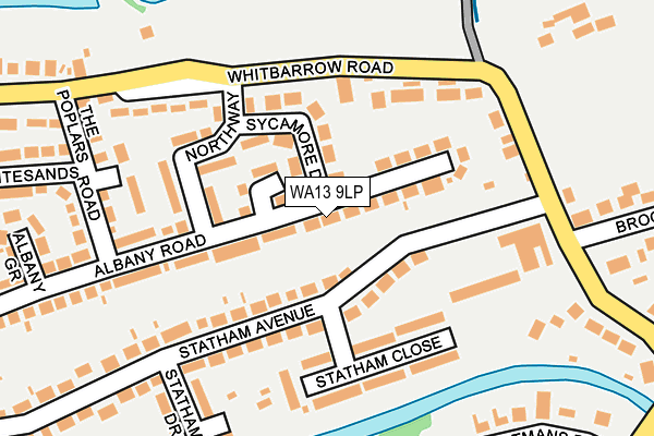 WA13 9LP map - OS OpenMap – Local (Ordnance Survey)