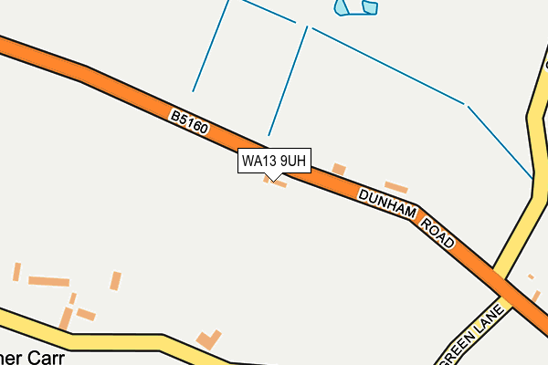 WA13 9UH map - OS OpenMap – Local (Ordnance Survey)
