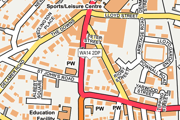 Map of Y1 SPORT LIMITED at local scale