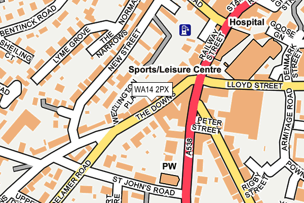Map of HOMES OUTLET LTD at local scale