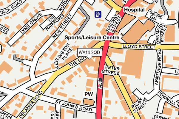 Map of ZESTRA LTD at local scale