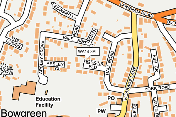 Map of BLUE 2 SOLUTIONS LIMITED at local scale