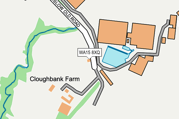 WA15 8XQ map - OS OpenMap – Local (Ordnance Survey)