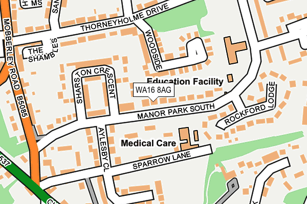 Map of BARLOW PRODUCTIONS LIMITED at local scale