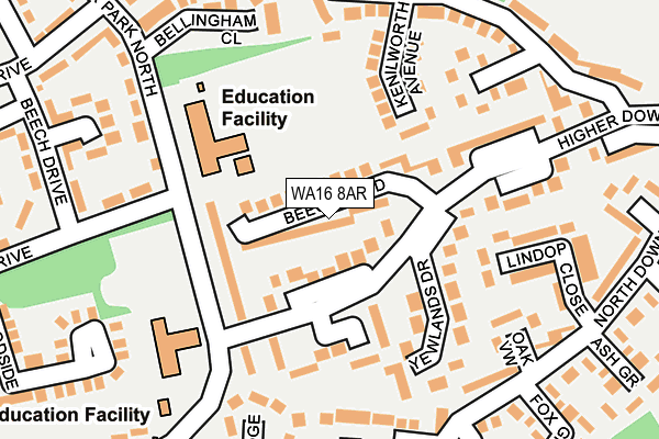 Map of ELLIS RAE TRADING LTD at local scale
