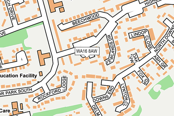 Map of AB2 PROPERTIES LTD at local scale