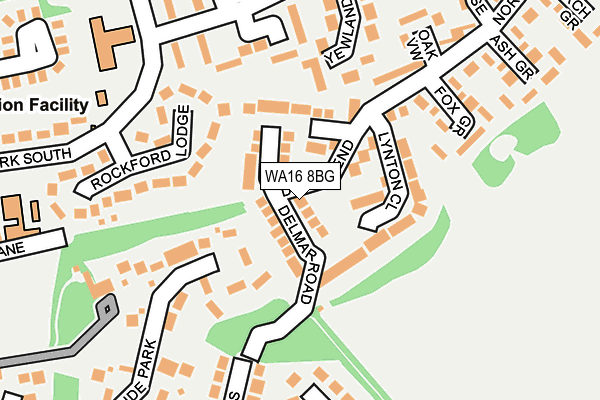 Map of AUDEN HOUSE CARE LIMITED at local scale