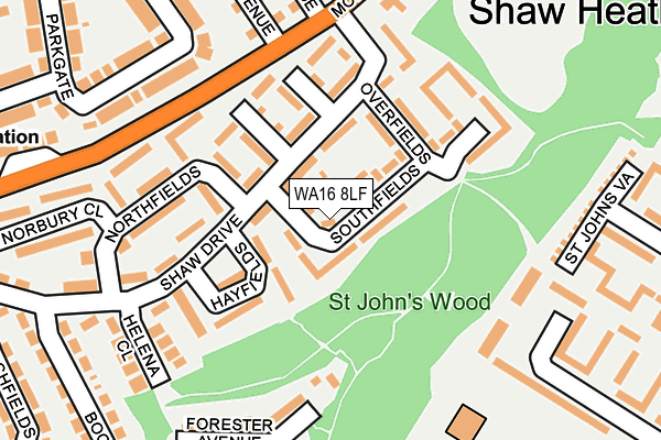 Map of SUPASTRIKERS CHESHIRE LTD at local scale
