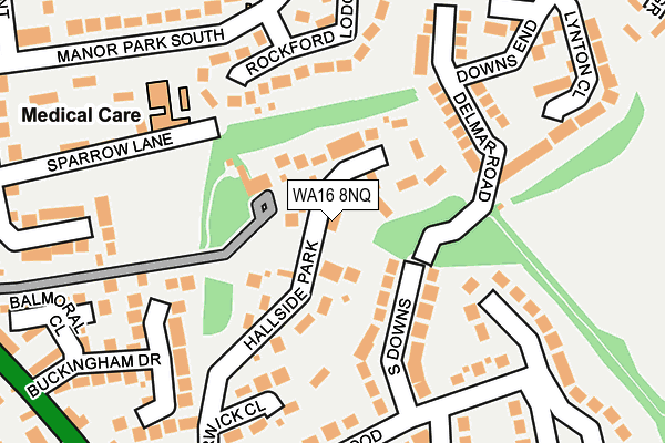 Map of ELMSIDE CARE LIMITED at local scale