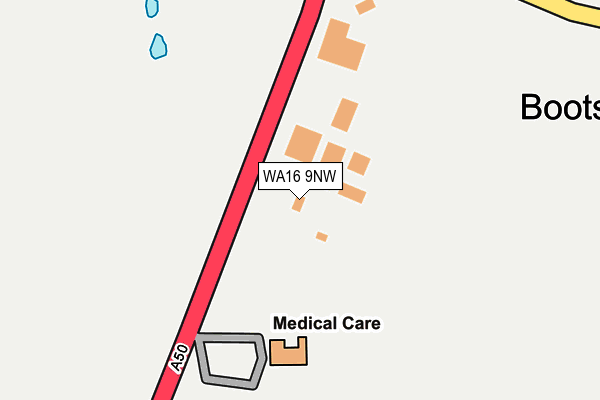Map of MPNH LTD at local scale
