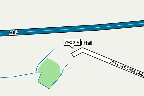 WA2 0TA map - OS OpenMap – Local (Ordnance Survey)