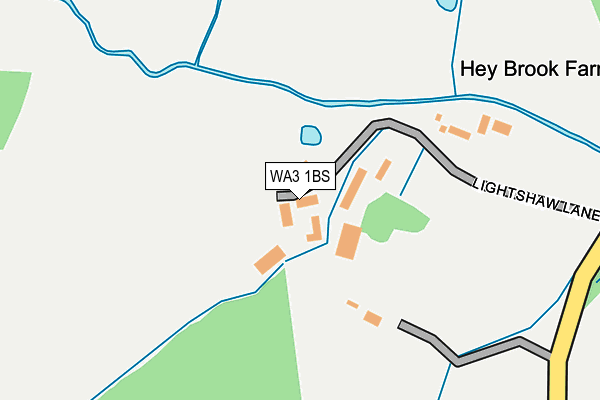 WA3 1BS map - OS OpenMap – Local (Ordnance Survey)