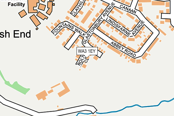 WA3 1EY map - OS OpenMap – Local (Ordnance Survey)