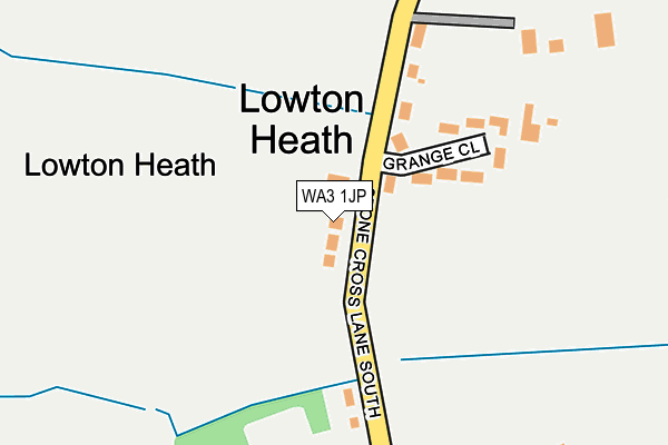 WA3 1JP map - OS OpenMap – Local (Ordnance Survey)