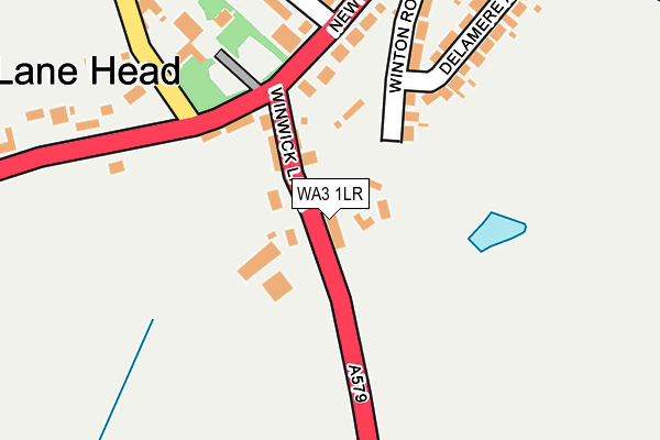 WA3 1LR map - OS OpenMap – Local (Ordnance Survey)