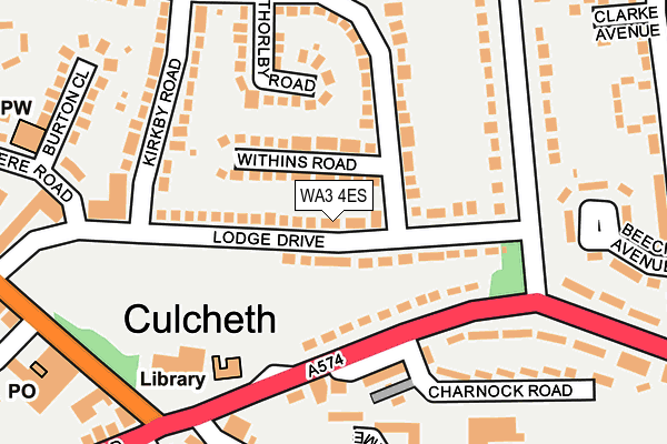 Map of HOME FIX CULCHETH LTD at local scale