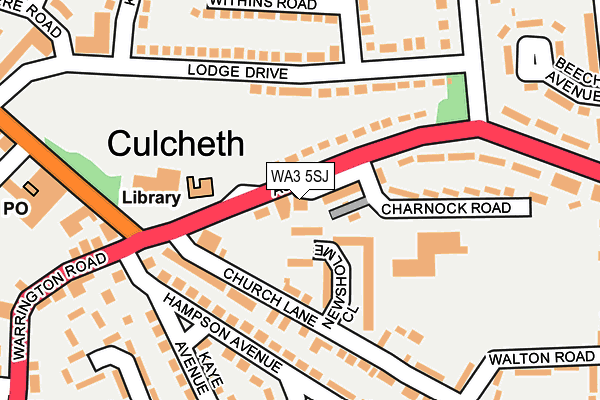 Map of ISTANBUL GRILL (CULCHETH) LIMITED at local scale