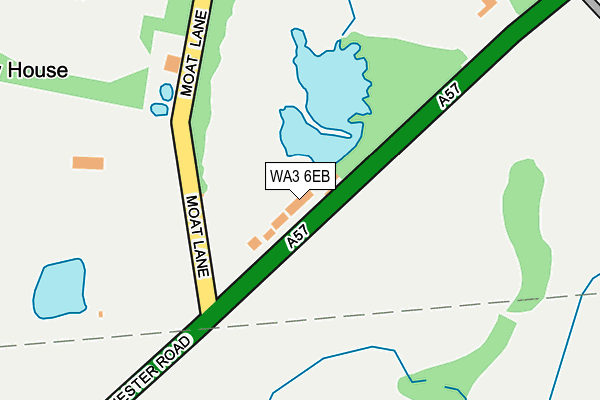 WA3 6EB map - OS OpenMap – Local (Ordnance Survey)