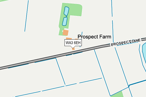 WA3 6EH map - OS OpenMap – Local (Ordnance Survey)