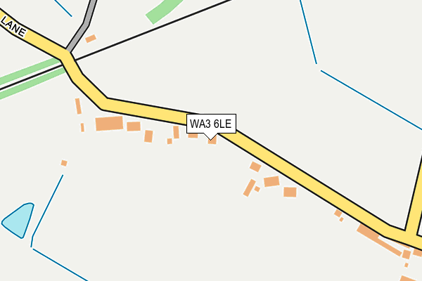 WA3 6LE map - OS OpenMap – Local (Ordnance Survey)