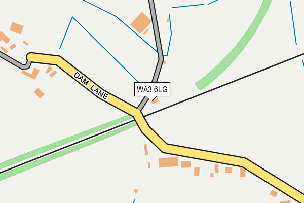WA3 6LG map - OS OpenMap – Local (Ordnance Survey)