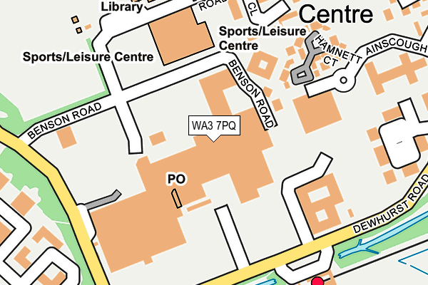 Map of BETFRED SPORTS CAFE LIMITED at local scale