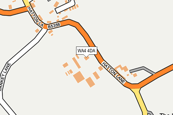 WA4 4DA map - OS OpenMap – Local (Ordnance Survey)