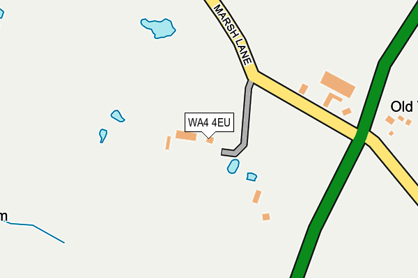 WA4 4EU map - OS OpenMap – Local (Ordnance Survey)