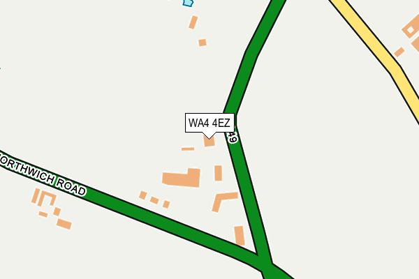 WA4 4EZ map - OS OpenMap – Local (Ordnance Survey)