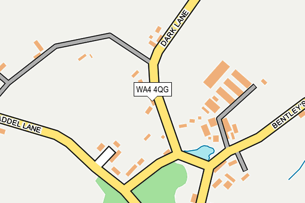 WA4 4QG map - OS OpenMap – Local (Ordnance Survey)