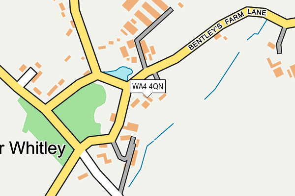 WA4 4QN map - OS OpenMap – Local (Ordnance Survey)