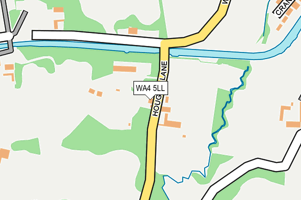 WA4 5LL map - OS OpenMap – Local (Ordnance Survey)