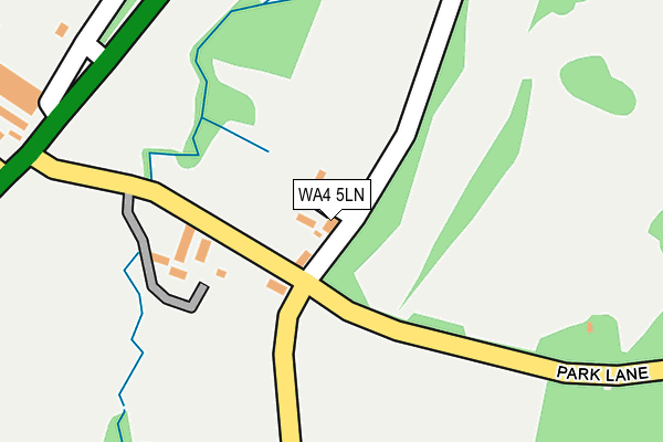 WA4 5LN map - OS OpenMap – Local (Ordnance Survey)