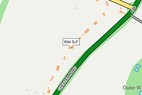 WA4 5LP map - OS OpenMap – Local (Ordnance Survey)