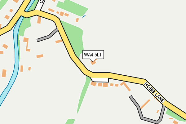 WA4 5LT map - OS OpenMap – Local (Ordnance Survey)