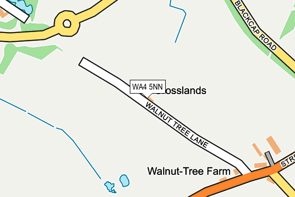 WA4 5NN map - OS OpenMap – Local (Ordnance Survey)