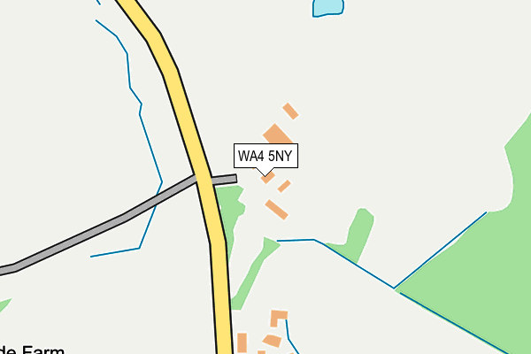 WA4 5NY map - OS OpenMap – Local (Ordnance Survey)