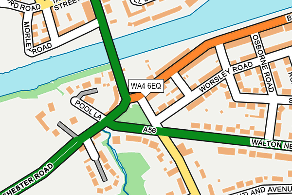 WA4 6EQ map - OS OpenMap – Local (Ordnance Survey)