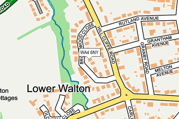 WA4 6NY map - OS OpenMap – Local (Ordnance Survey)