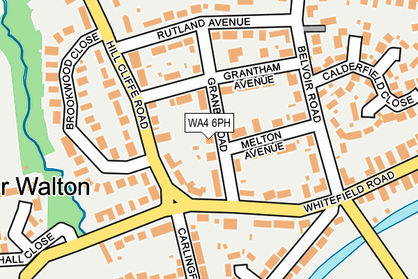 WA4 6PH map - OS OpenMap – Local (Ordnance Survey)