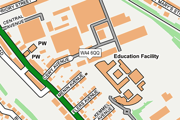 Map of URBAN BUILDING AND DEVELOPMENTS LTD at local scale