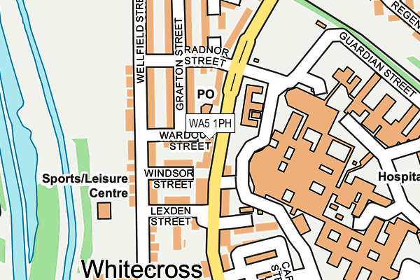 WA5 1PH map - OS OpenMap – Local (Ordnance Survey)