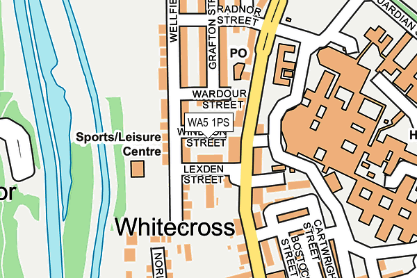 WA5 1PS map - OS OpenMap – Local (Ordnance Survey)