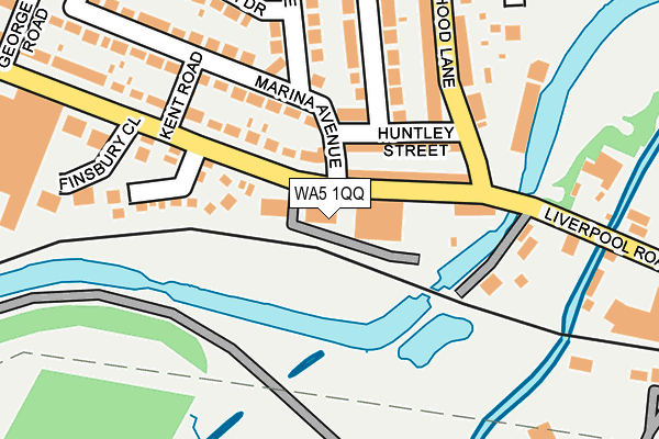 WA5 1QQ map - OS OpenMap – Local (Ordnance Survey)