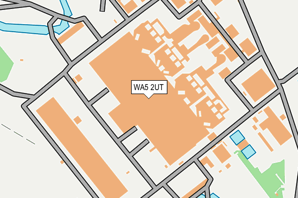 WA5 2UT map - OS OpenMap – Local (Ordnance Survey)